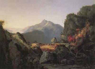 Thomas Cole Landscape Scene from Spain oil painting art